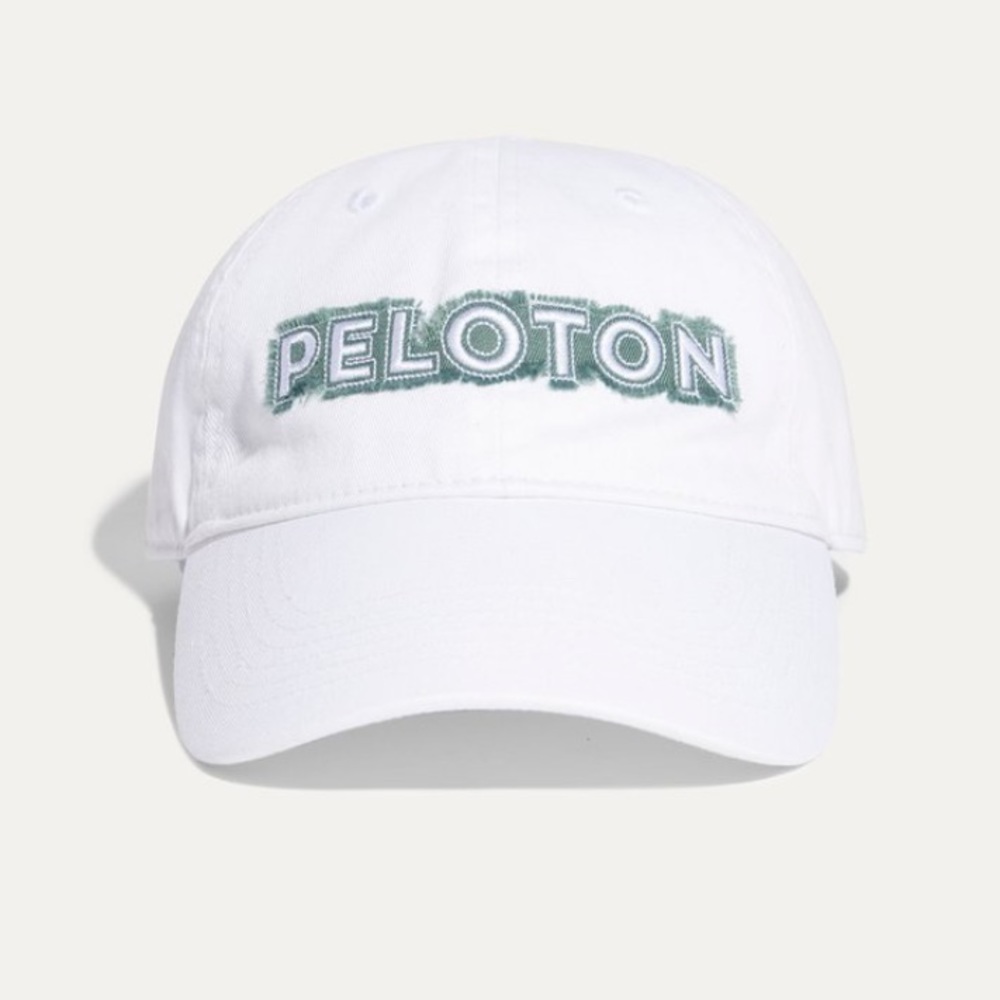 Peloton White Dad Hat, NWT